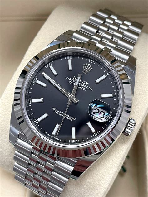 rolex datejust 41 used|rolex 41mm datejust stainless steel.